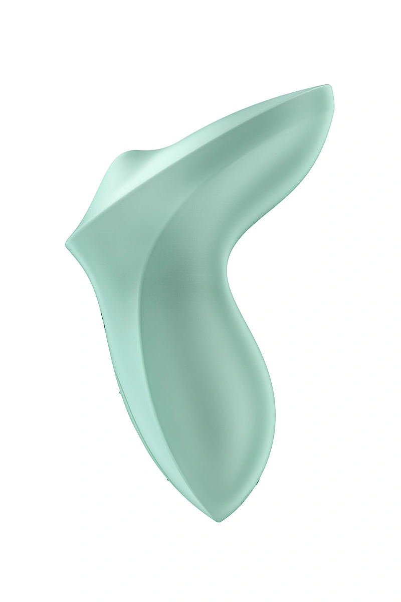 Вибратор с движущимся шариком Satisfyer Exciterrr, силикон, мятный