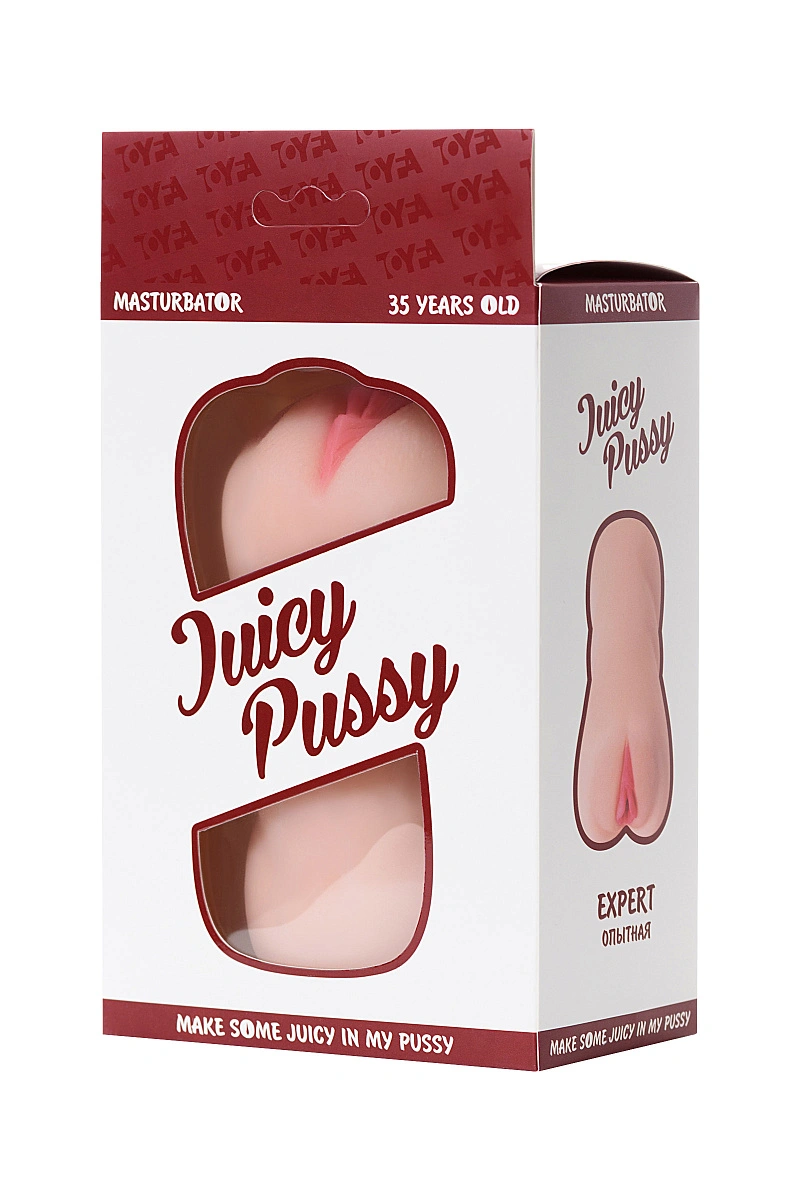 Мастурбатор реалистичный Juicy Pussy by TOYFA, Expert, TPR, телесный, 13,5 см