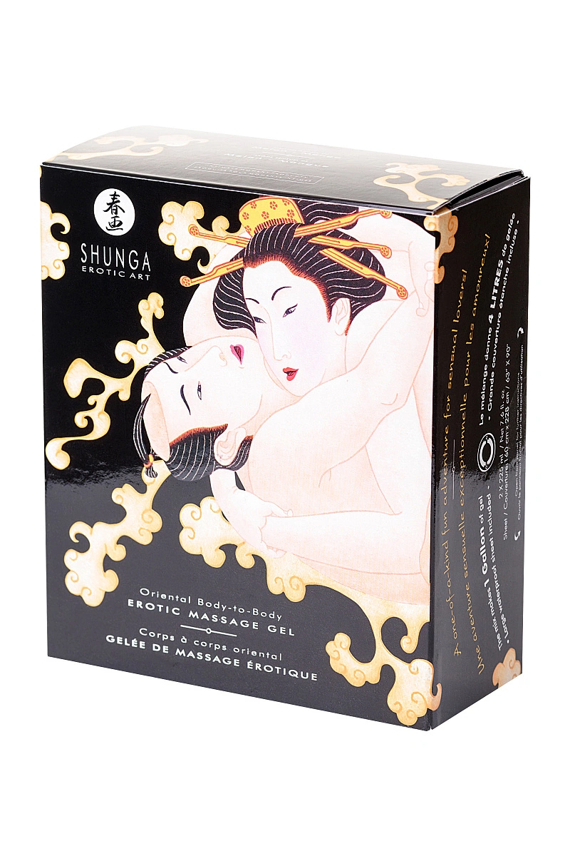 Массажный гель Shunga «Манго дыня» серии «Контактный восточный массаж» 2х225 мл.