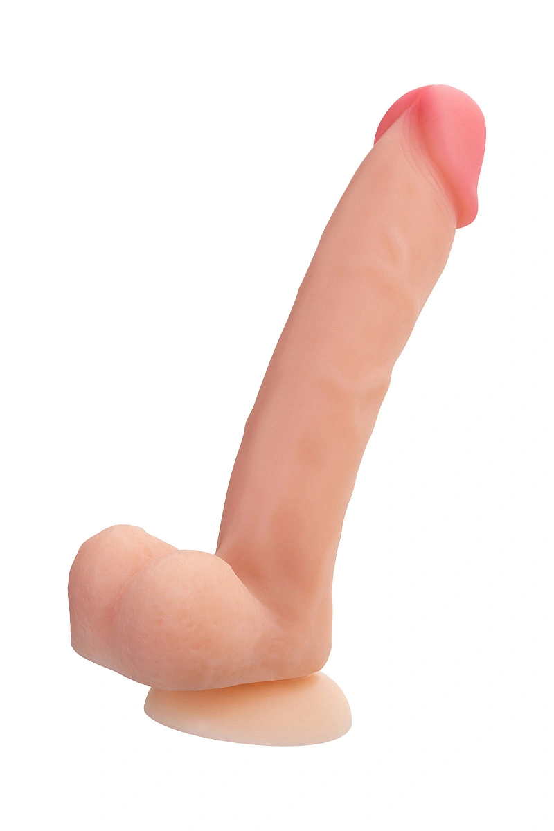 Фаллоимитатор RealStick Silicone Henry C, телесный, 25 см