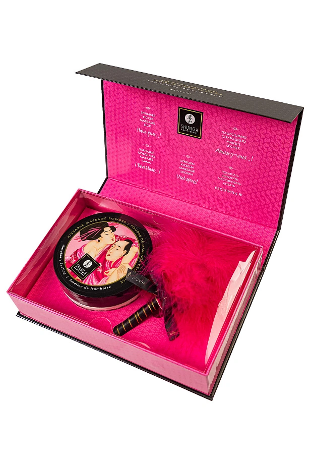 Пудра для тела Shunga «Малина», (Raspberry), 75 гр.