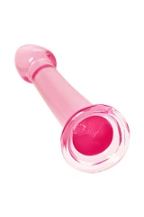 Нереалистичный фаллоимитатор Jelly Dildo L Toyfa Basic, TPE, розовый, 20 см