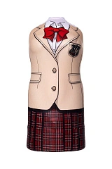 Мастурбатор MAGIC EYES Uniforms NUDE blazer R, TPE, белый, 17 см