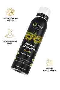 Шипучая пена для массажа Orgie Acqua Croccante Monoi, аромат масла моной, 150 мл