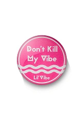 Нереалистичный вибратор Lil'Vibe, силикон, розовый, 10 см