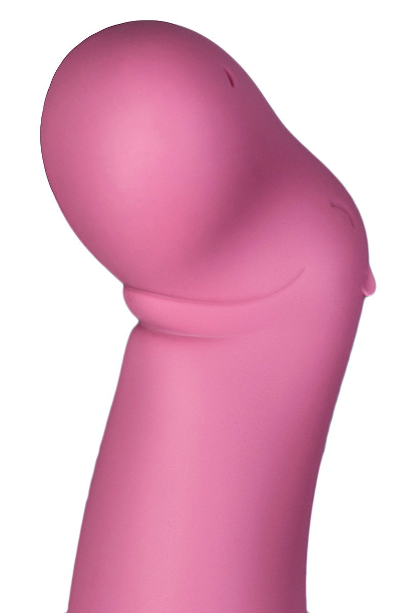 Нереалистичный вибратор Satisfyer Petting Hippo, силикон, малиновый, 22,9 см.