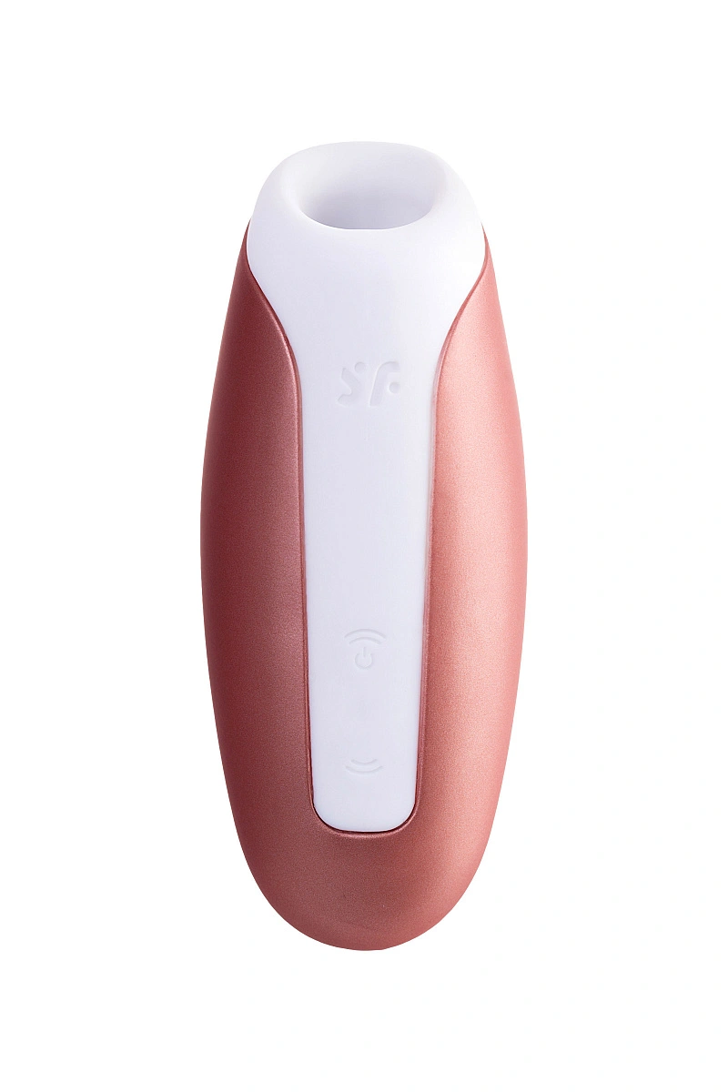 Вакуум-волновой бесконтактный стимулятор клитора Satisfyer Love Breeze, силикон, розовый, 9,5 см.