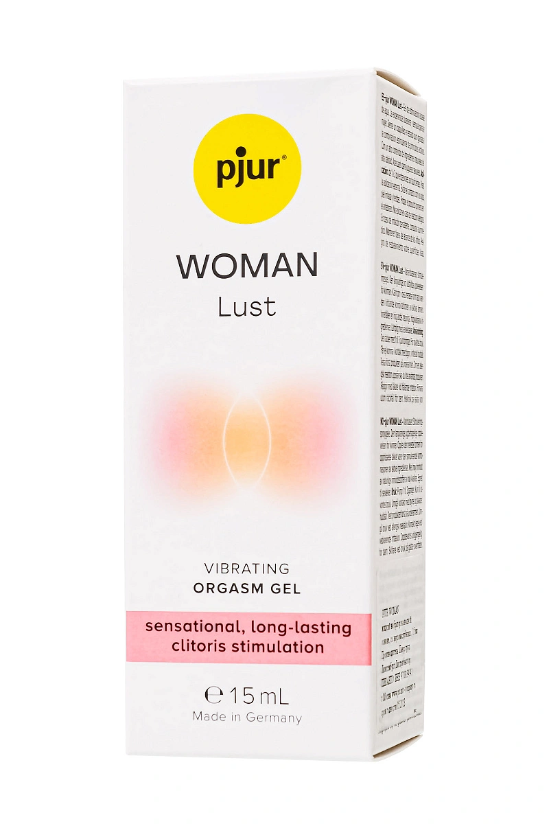 Гель с эффектом вибрации Pjur Woman Lust , со вкусом клубники,15 мл