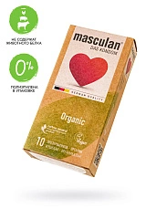 Презервативы masculan  ORGANIC № 10 утонченные, 18,5 см, 5.3 см, 10 шт.