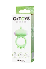 Виброкольцо на член A-Toys by TOYFA Fowd, силикон, зеленое, Ø 2,6 см