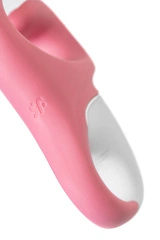 Нереалистичный вибратор Satisfyer Hug me Connect App, силикон, розовый, 20,5 см