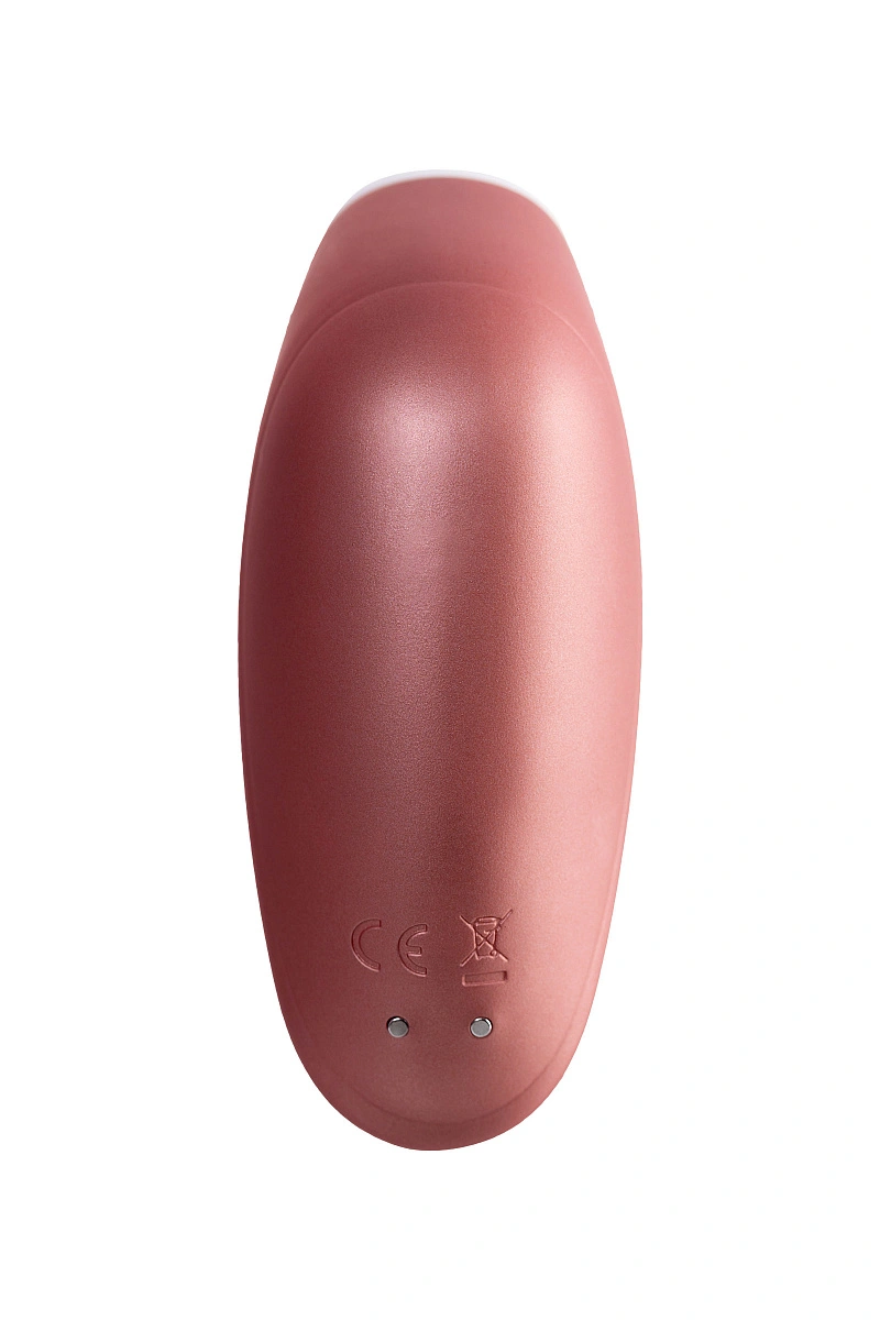 Вакуум-волновой бесконтактный стимулятор клитора Satisfyer Love Breeze, силикон, розовый, 9,5 см.