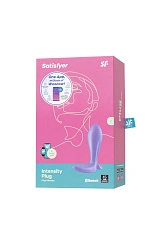 Анальный вибратор Satisfyer Intensity Plug Connect App, силикон, фиолетовый, 9 см