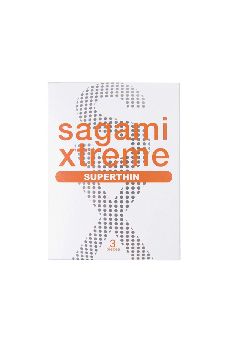 Презервативы Sagami, xtreme, 0.04, латекс, 19 см, 5,4 см, 3 шт.