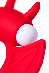 Эрекционное кольцо на член JOS SWEET DEVIL, силикон, красный, 8,5 см