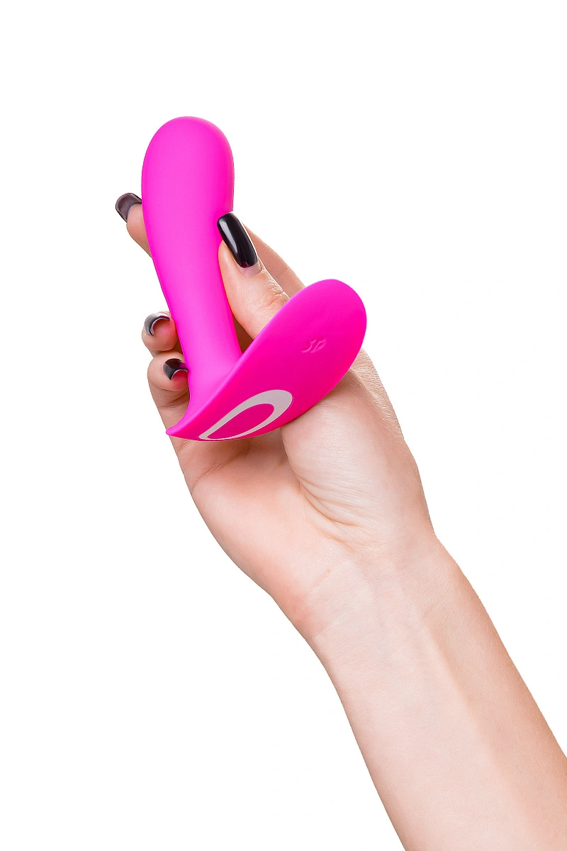 Вибратор для ношения с вагинальной стимуляцией Satisfyer Top Secret Connect App, розовый, 11 см