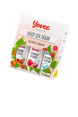 Набор гелей-смазок Yovee для любви (721004+721008+721052), вкус(клубн+клубн/дыня)+увл(гиалур),3х50мл