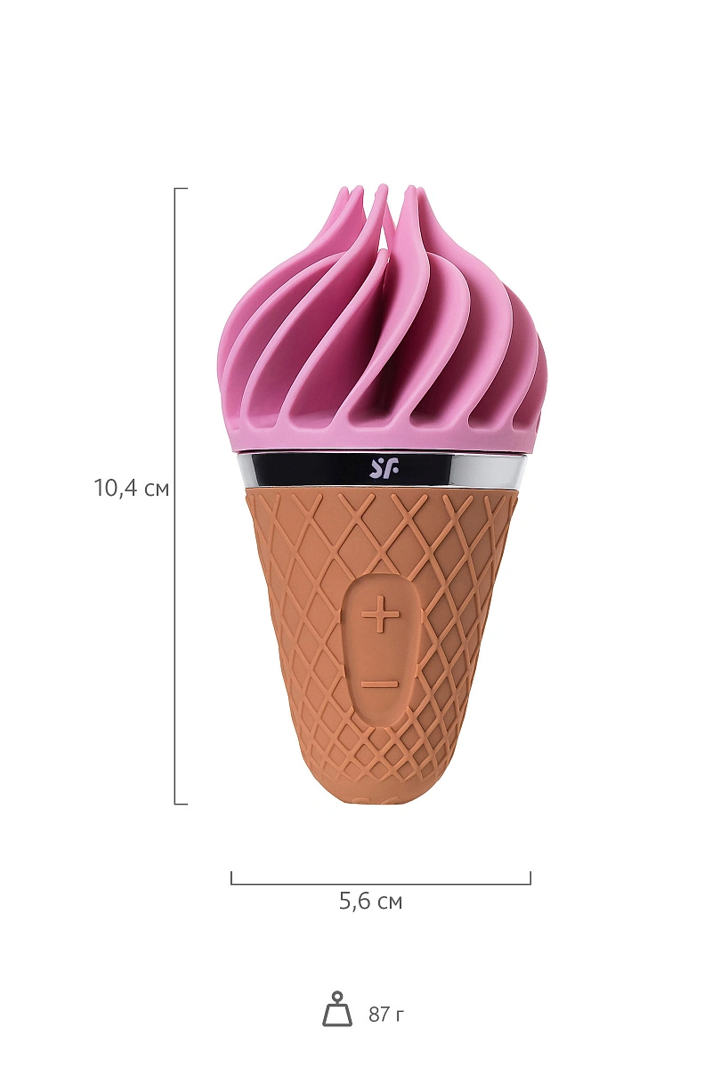 Спиннатор Satisfyer Sweet Treat , силикон, розовый, 10,4 см.