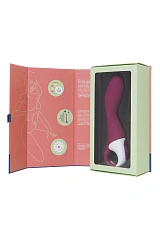 Вибратор с подогревом Satisfyer Heated Thrill Connect App, бордовый, 20,6 см