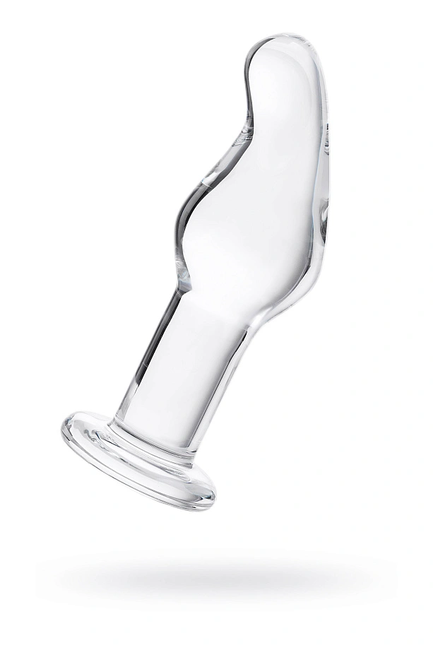 Анальная втулка Sexus Glass Gin, стекло, прозрачная, 14,5 см, Ø 4 см