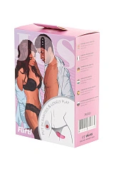 Клиторальный вибратор в трусики JOS FLIRTY, силикон, розовый, 9,3 см