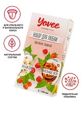 Набор гелей-смазок Yovee для любви вкусовой: ваниль.сливки и карамель, 2х100 мл