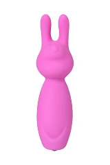 Минивибратор Eromantica PUSS, силикон, розовый, 8,5 см