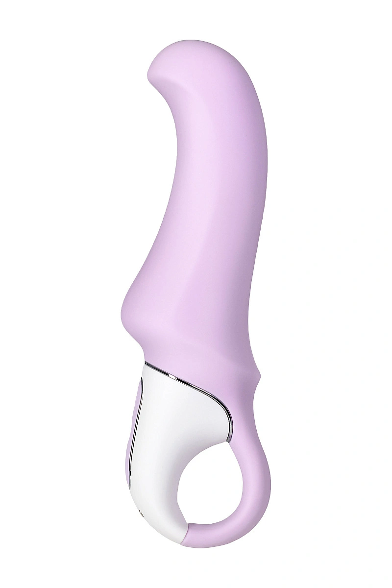 Нереалистичный вибратор Satisfyer Vibes Charming Smile, силикон, фиолетовый, 18,7 см.