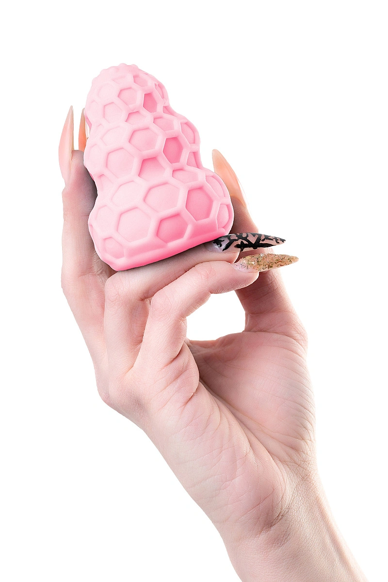 Мастурбатор A-Toys by TOYFA Flaff, TPE, розовый, 8см, Ø 2,9 см