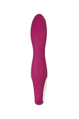 Вибратор с подогревом Satisfyer Heated Thrill Connect App, бордовый, 20,6 см