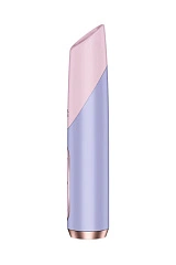 Мини-вибратор с 3D пульсацией Satisfyer Bold Kiss с USB-C зарядкой, силикон, ABS, розовый, 12,5 см