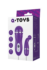 Виброяйцо с пультом управления A-Toys by TOYFA Beany, ABS пластик, фиолетовый, 5,5 см