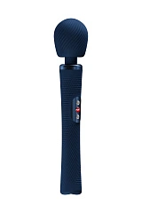 Вибромассажер Fun Factory VIM VIBRATING WAND, силикон, синий, 31,3 см