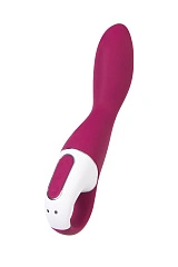 Вибратор с подогревом Satisfyer Heated Thrill Connect App, бордовый, 20,6 см