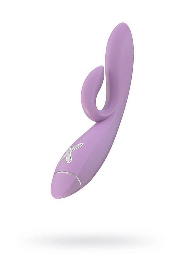 Вибратор на батарейках rabbit OVO K1, розовый