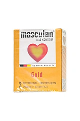 Презервативы Masculan, 5 ultra, золотые, 19 см, 5,3 см, 3 шт.(Gold № 3)