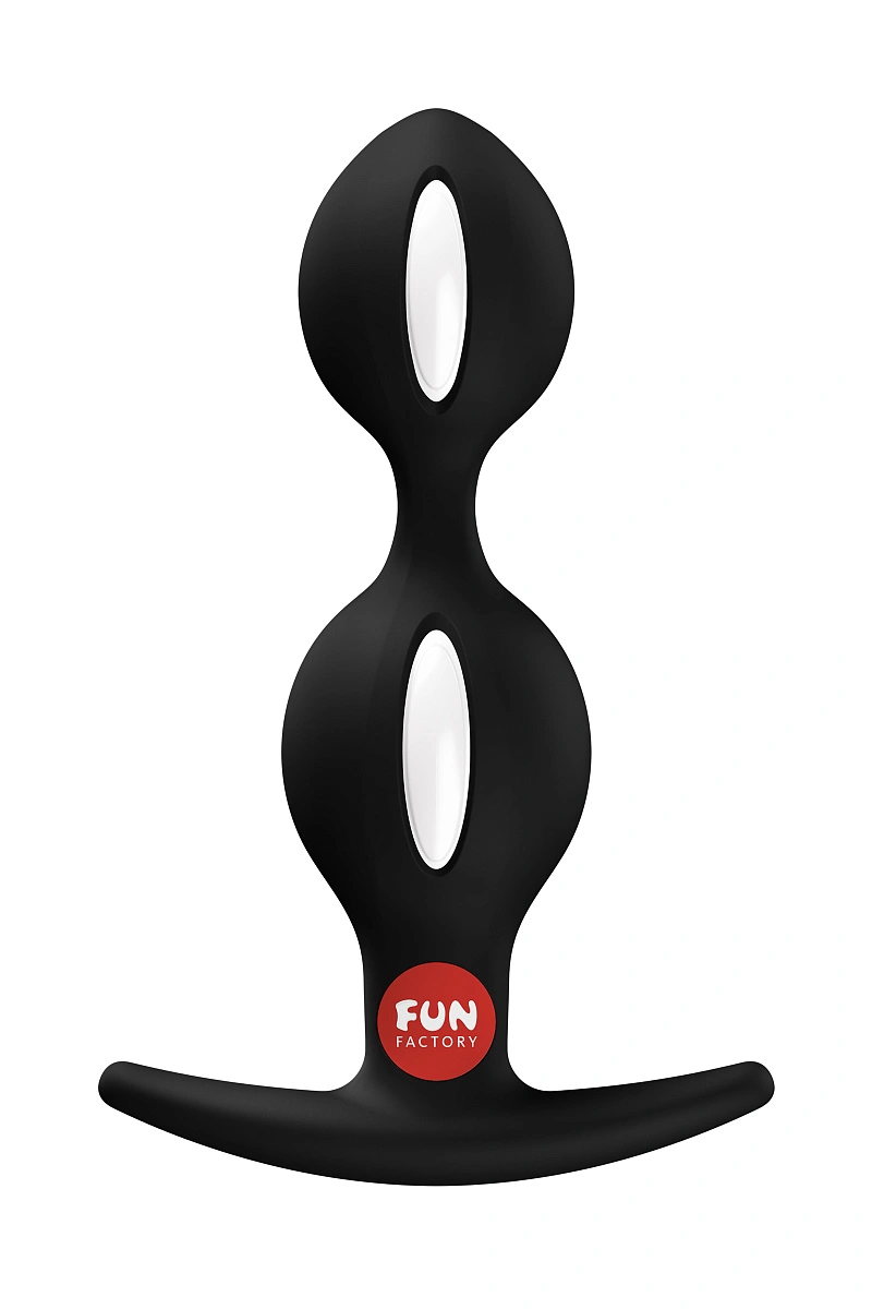 Анальный стимулятор Fun Factory B Balls Duo, силикон, черный, 15 см