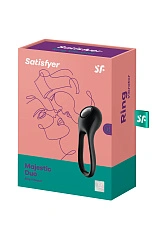 Эрекционное кольцо на пенис Satisfyer Majestic Duo, силикон, чёрный