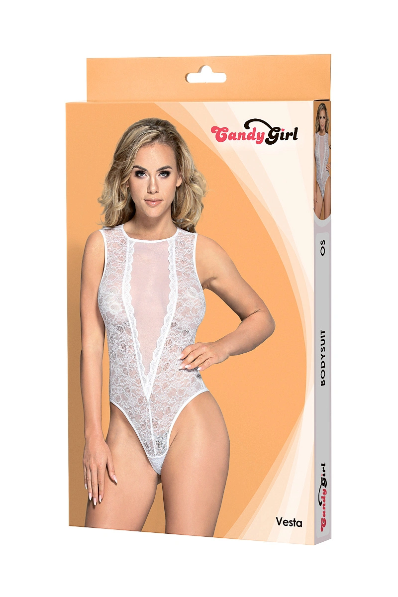 Боди Candy Girl Vesta, белое, OS