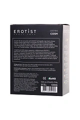 Виброкольцо Erotist Cosm, силикон, черный, 5.3 см, Ø 2,7 см