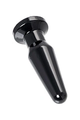 Анальная втулка TOYFA POPO Pleasure Gemini β, TPE, черная, 12,4 см