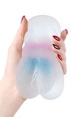 Мастурбатор реалистичный Juicy Pussy by TOYFA Crystal Wave, TPE, 13,5 см