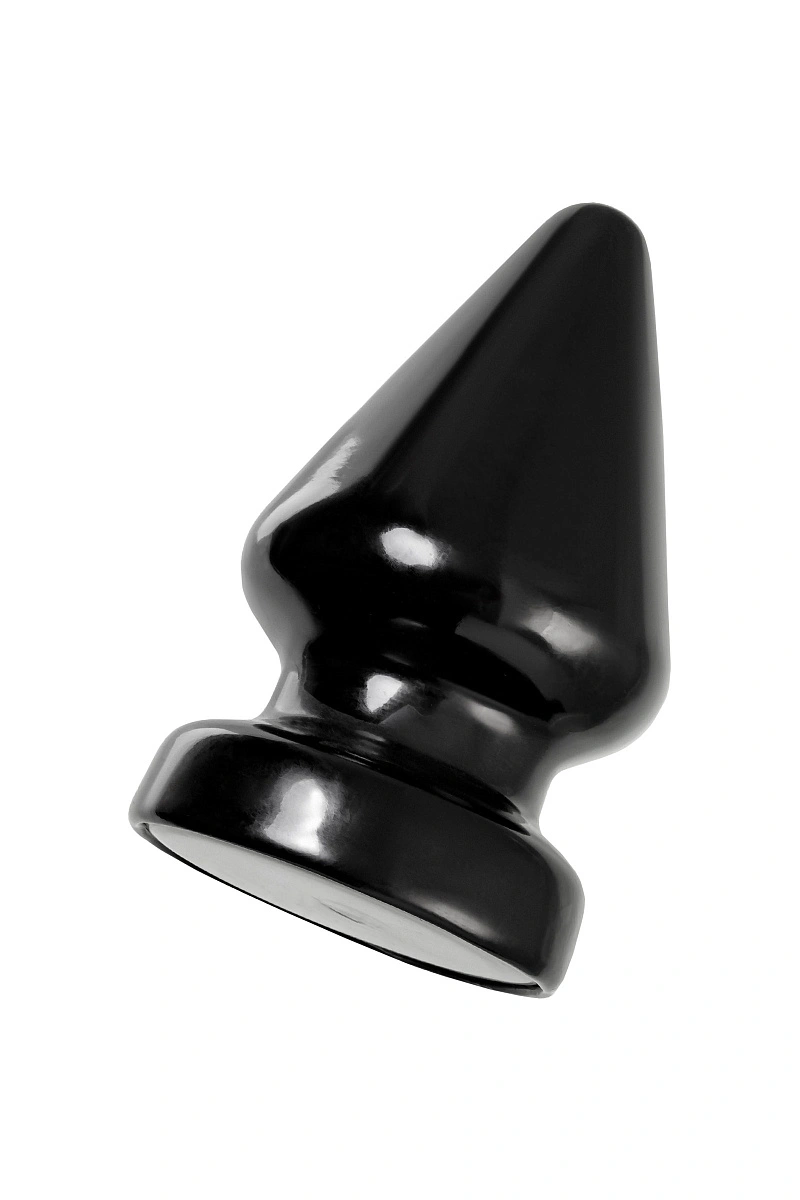 Анальная втулка TOYFA POPO Pleasure Draco β, PVC, черная, 21 см, Ø 11,5 см