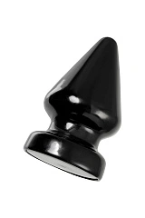 Анальная втулка TOYFA POPO Pleasure Draco β, PVC, черная, 21 см, Ø 11,5 см