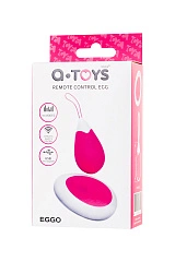 Виброяйцо A-Toys by TOYFA Eggo с пультом ДУ, силикон, розовый, 6 см