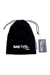 Бондаж для пениса TOYFA Metal, 6 колец, серебристый