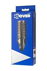 Насадка на член сквозная XLover by TOYFA, TPE, черный прозрачный, 11 см