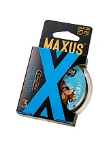 Презервативы Maxus Classic, классические, латекс, пластиковы кейс, 3 шт.