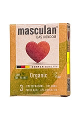 Презервативы masculan  ORGANIC № 3 утонченные, 18,5 см, 5.3 см, 3 шт.