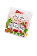 Набор гелей-смазок Yovee для любви (721002+721004+721008), вкус (малина+клубн+клубника/дыня), 3х50мл